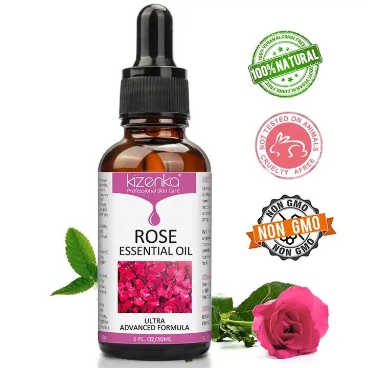 Rose Essential Oil, 100% Pure & Natural