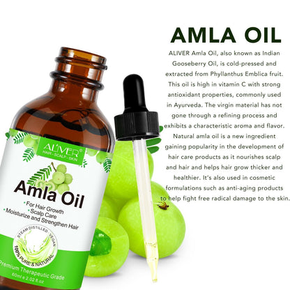 Amla Oil for Healthy Hair and Moisturized Scalp