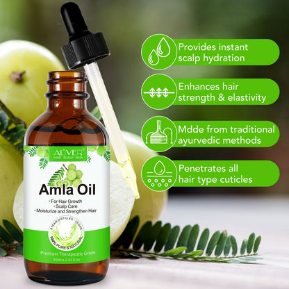 Amla Oil for Healthy Hair and Moisturized Scalp