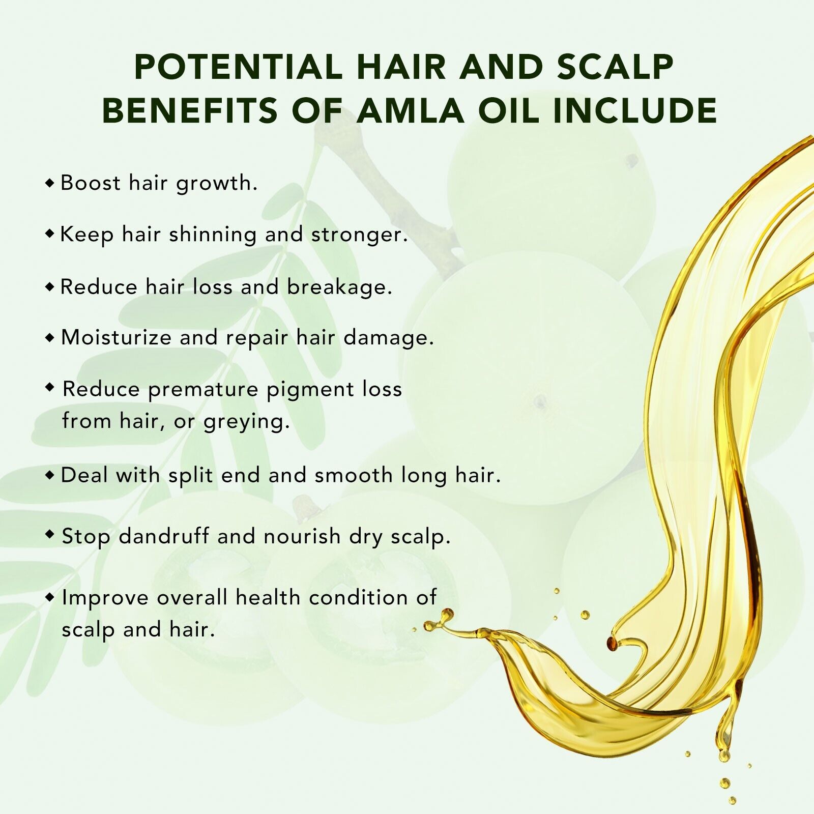 Amla Oil for Healthy Hair and Moisturized Scalp