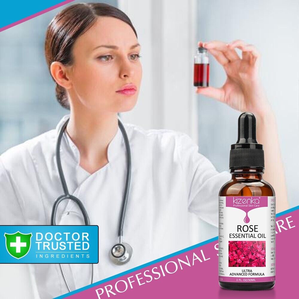 Rose Essential Oil, 100% Pure & Natural